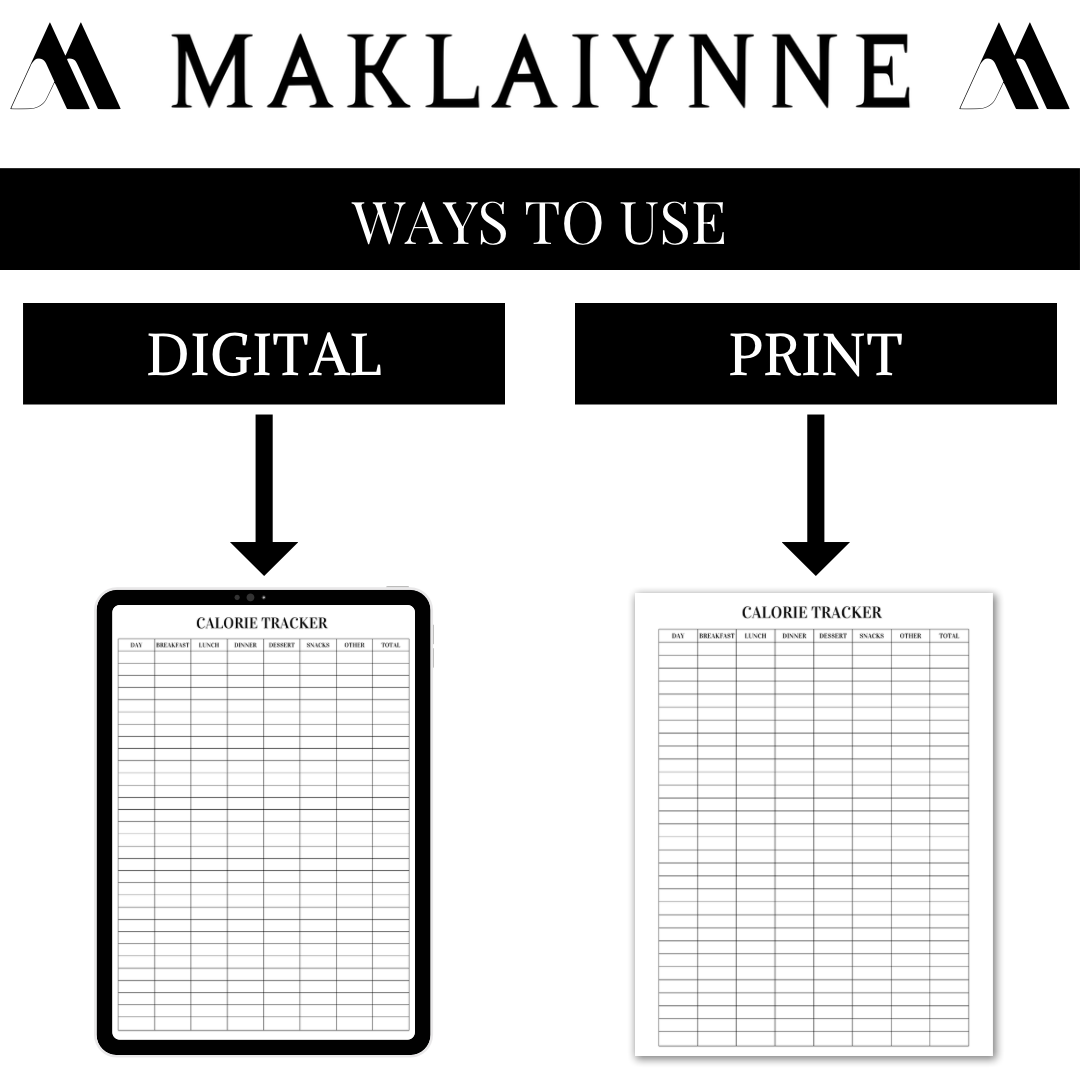 PLR Meal Planner Template