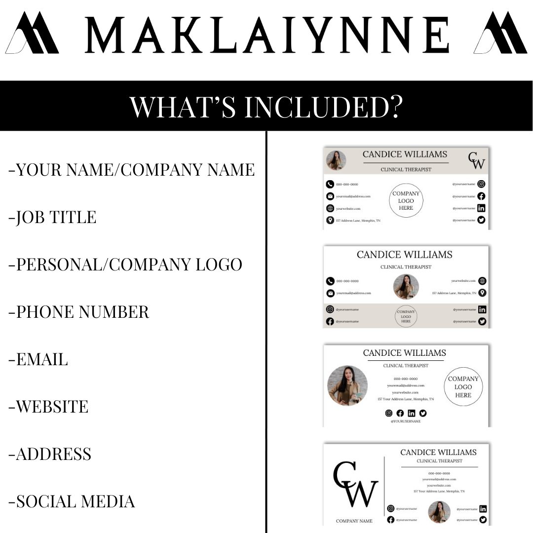 PLR Email Signature Template