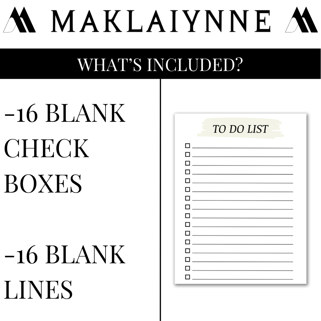 TO-DO LIST PRINTABLE